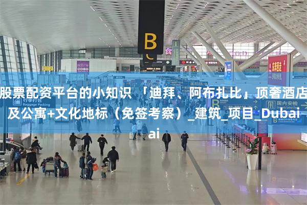 股票配资平台的小知识 「迪拜、阿布扎比」顶奢酒店及公寓+文化地标（免签考察）_建筑_项目_Dubai